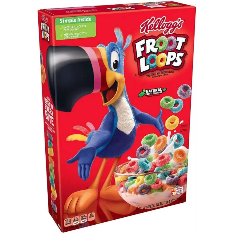 Kellogg's Froot Loops, Fruchtgetreide 286g
