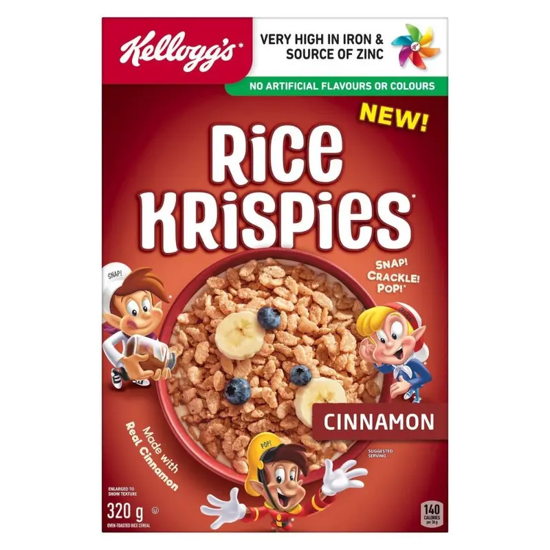 Kellogg's Rice Krispies Zimt, Zimtcerealien 320g