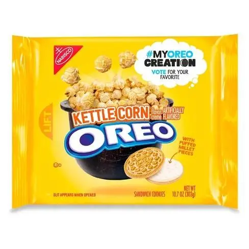 Kettle Corn Oreo, Kekse mit Sahne und Mais, 303g