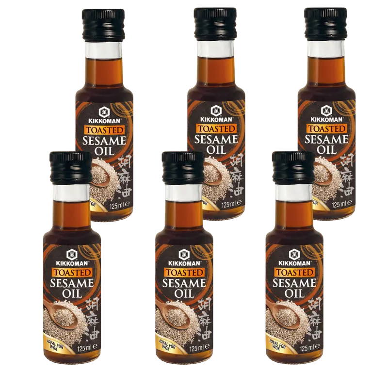 Kikkoman geröstetes Sesam Öl - 6x 125 ml