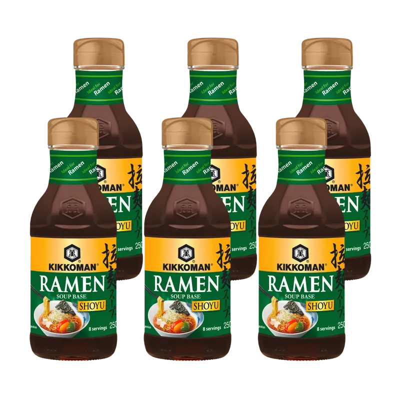 Kikkoman Ramen-Suppenbasis vegan - 6 x 250 ml