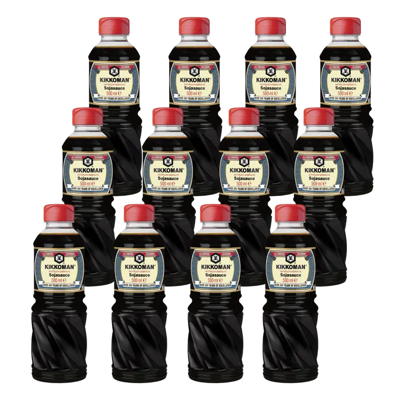Kikkoman Soja-Sauce - 12x 500ml