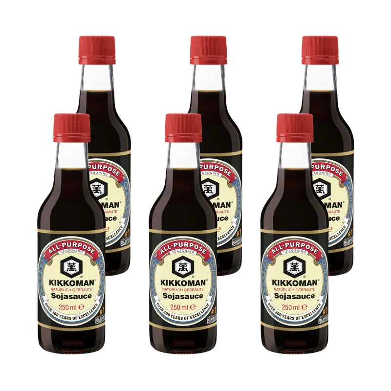 Kikkoman Soja-Sauce - 6x 250ml