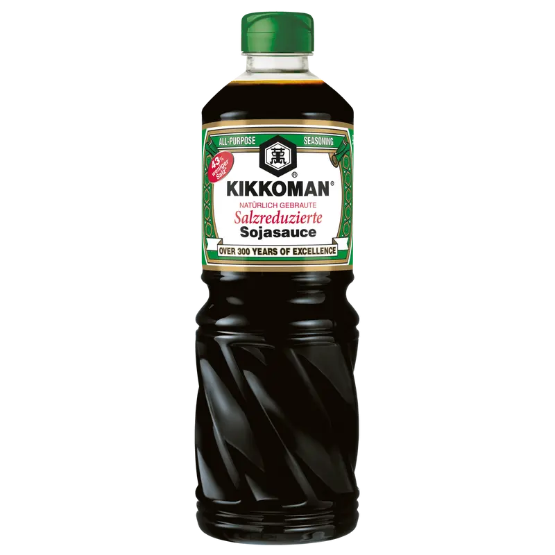 Kikkoman Soja-Sauce weniger Salz - 975ml
