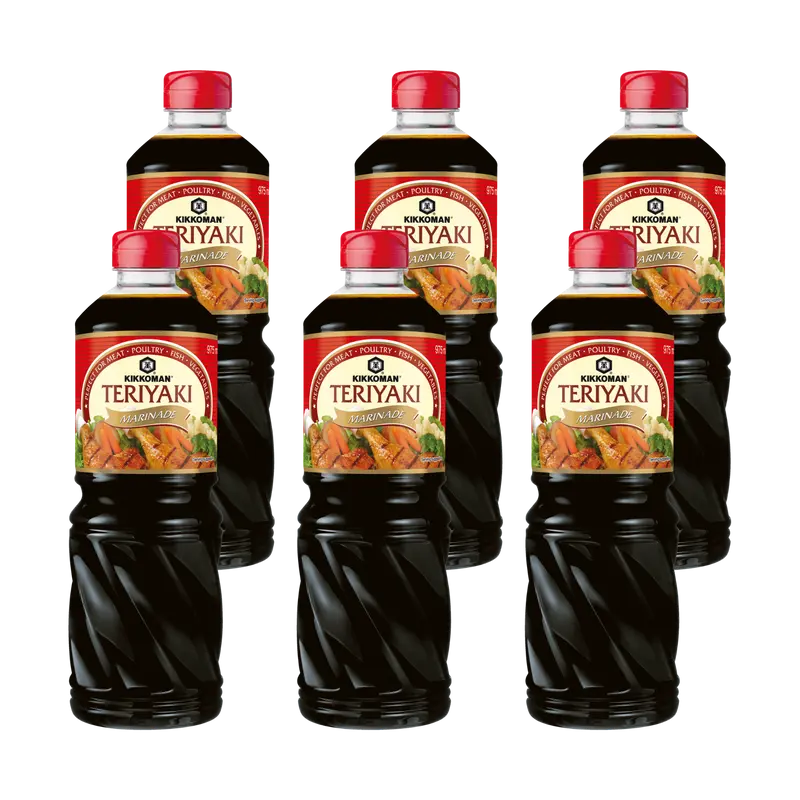 Kikkoman Teriyaki Marinade Sauce - 6x 975ml