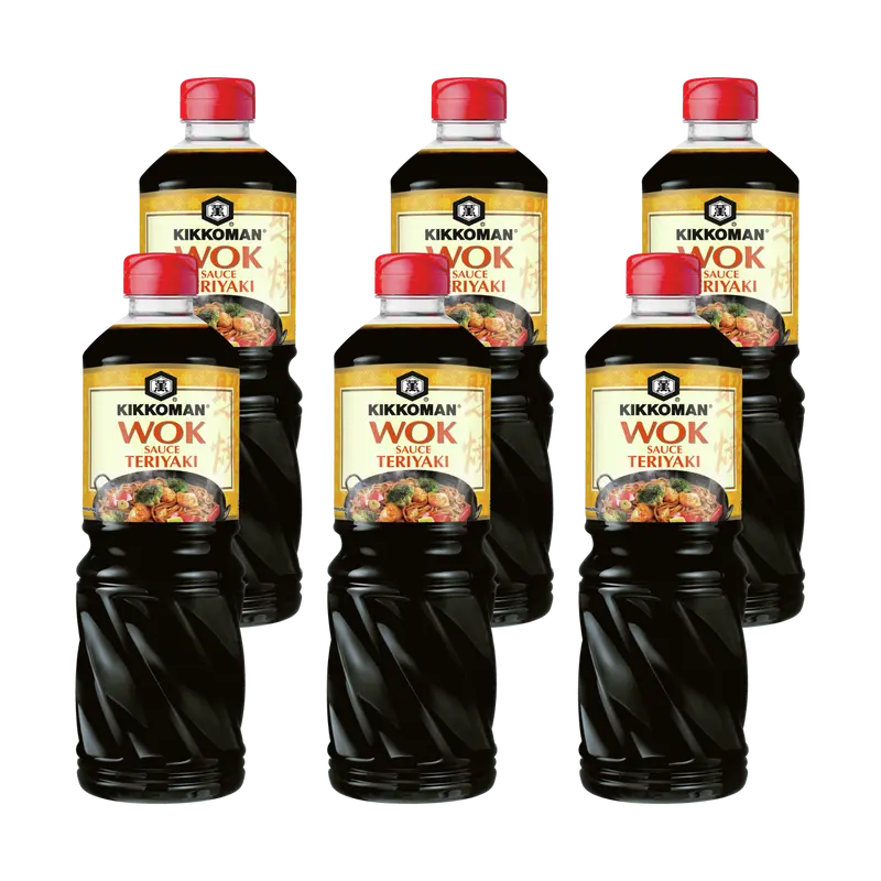 Kikkoman Wok Sauce Teriyaki - 6x 975ml