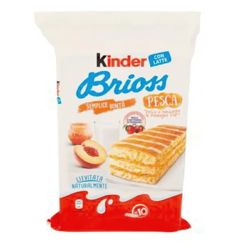 Kinder Brioss Pfirsich, Kuchen mit Pfirsichcreme 270g
