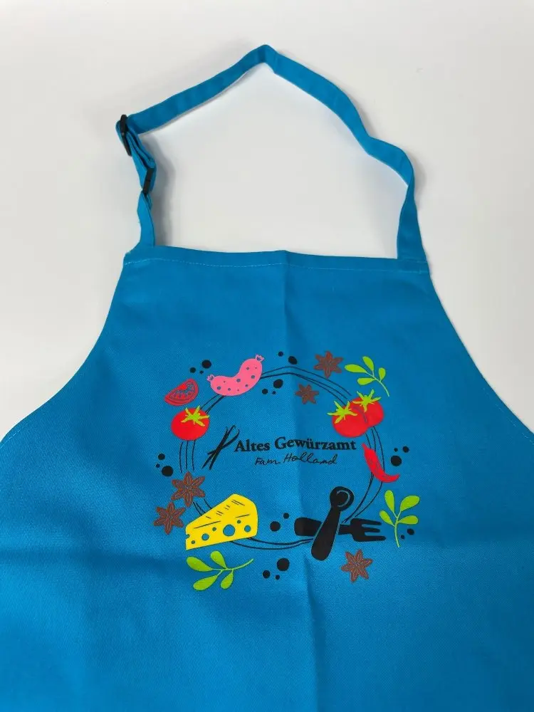 Kinderschürze türkis
