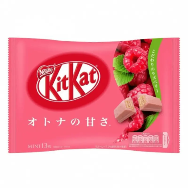 Kit Kat Mini Raspberry, Waffeln gefüllt mit Preiselbeercreme 126g