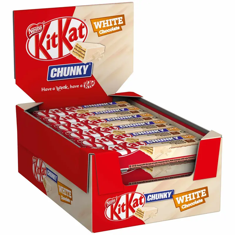 Kitkat White Chunky Schokoriegel 24 x 40g