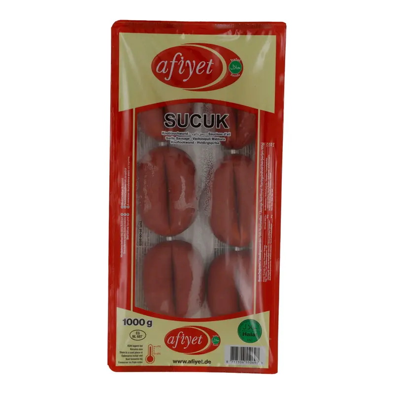 Knoblauchwurst Afiyet Sucuk | Traditionell | Aus Türkei | 1000 g
