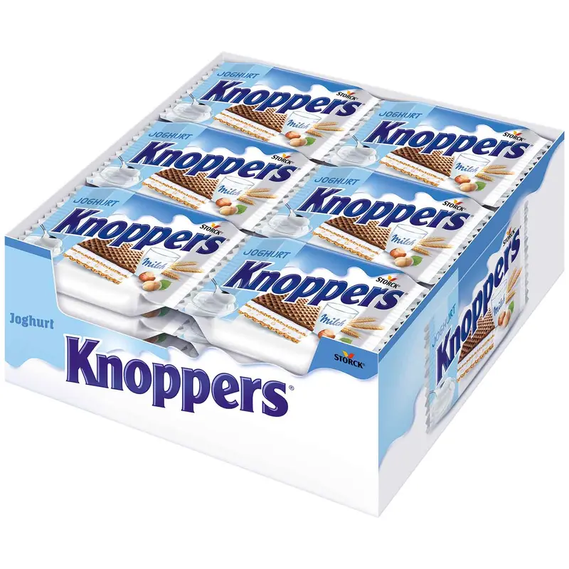 Knoppers Joghurt Waffelschnitten 24 x 25g