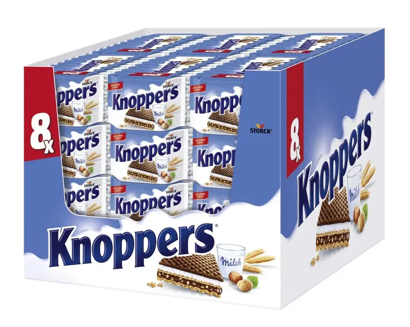 Knoppers Schnitte 8er, 24er Pack (24x 200 g)
