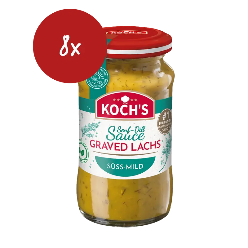 Koch's Graved Lachs Sauce - 8x 140ml