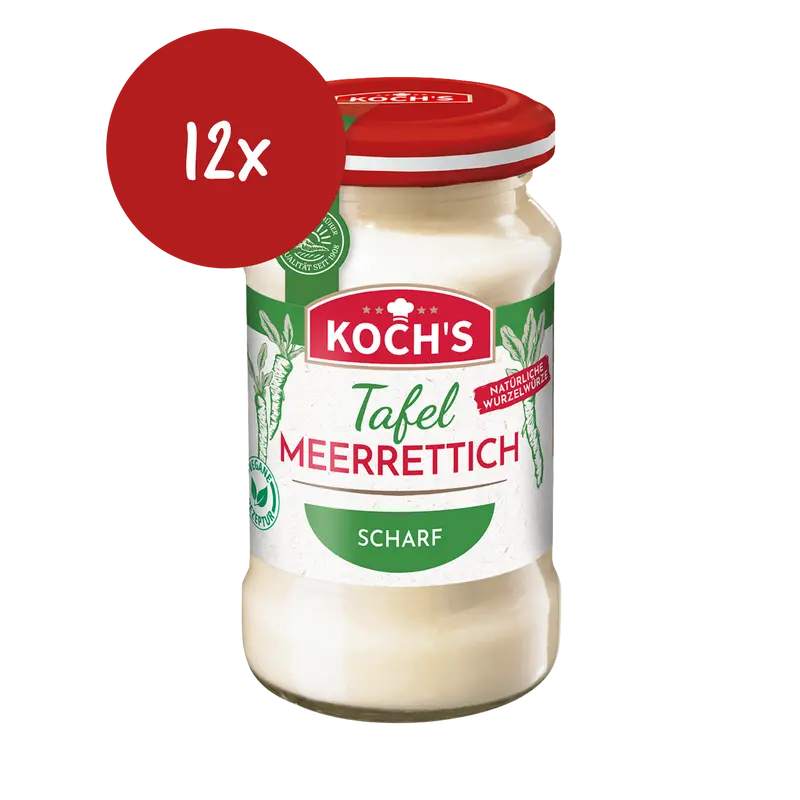 Koch's Tafel Meerrettich scharf - 12x 140ml