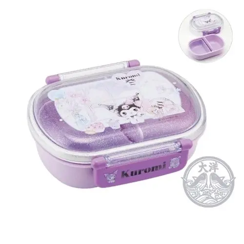 Koukin Fuwatto Futa Tight Lunch Box 360ml Kuromi 23 QAF2BA (Kuromi