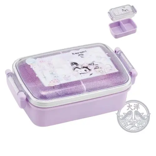 Koukin Fuwatto Futa Tight Lunch Box 450ml Kuromi 23 RBF3ANAG (Kuromi