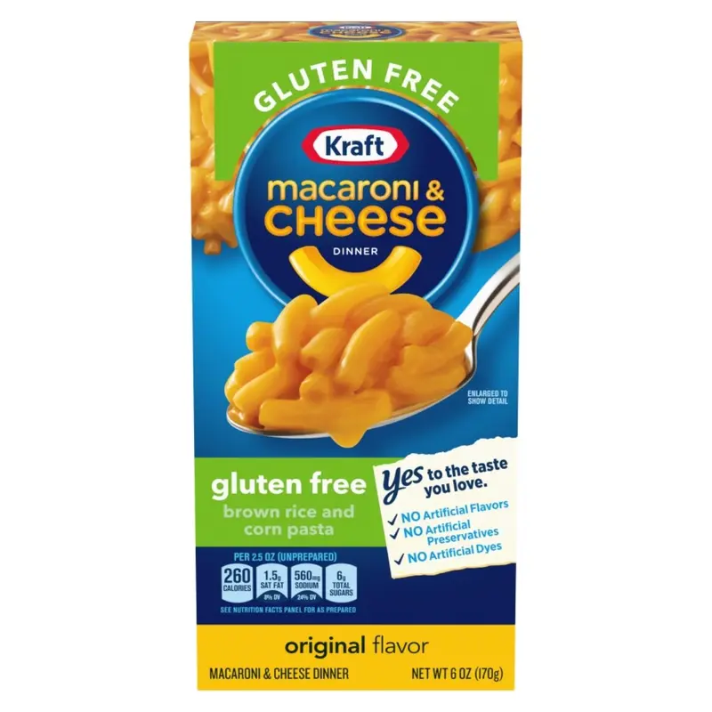 Kraft Macaroni & Cheese Glutenfrei, Käsenudeln GLUTENFREI 170g