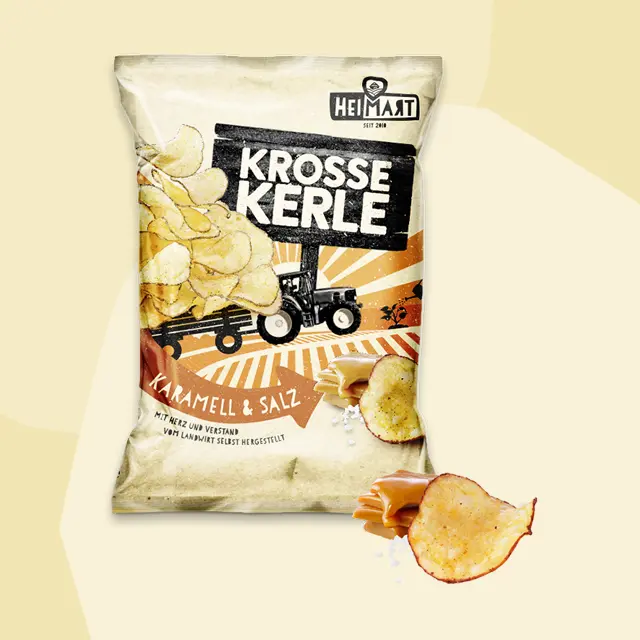 Krosse Kerle Kartoffelchips Karamell & Salz