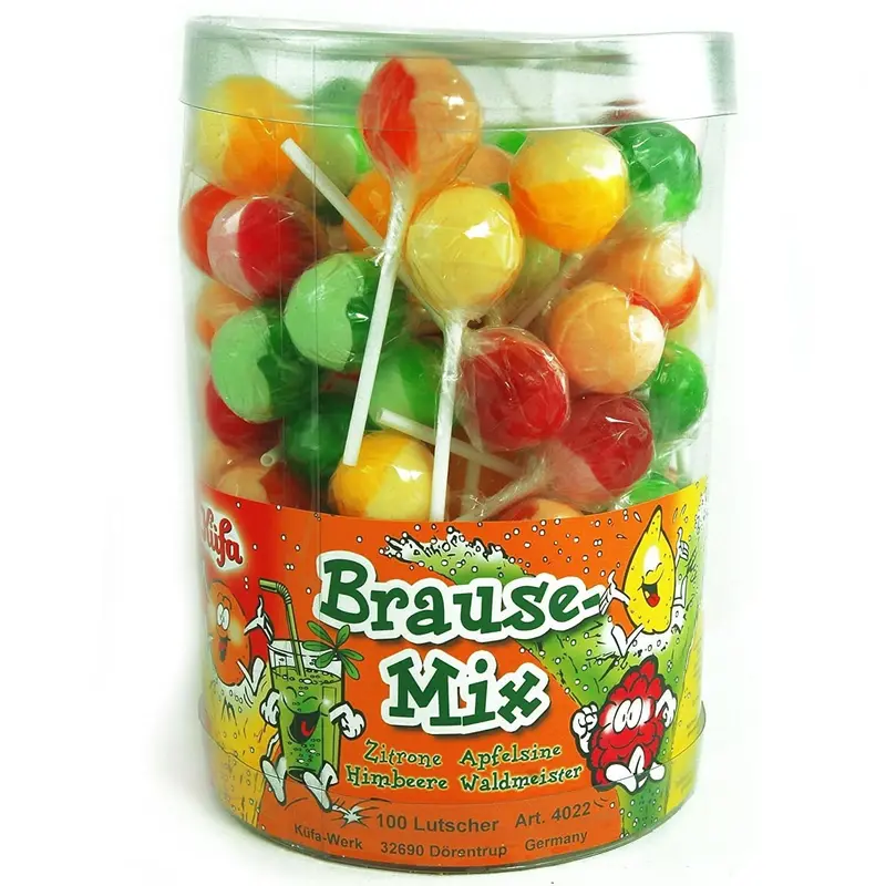 Küfa Brause Mix Lutscher, 100 Stück