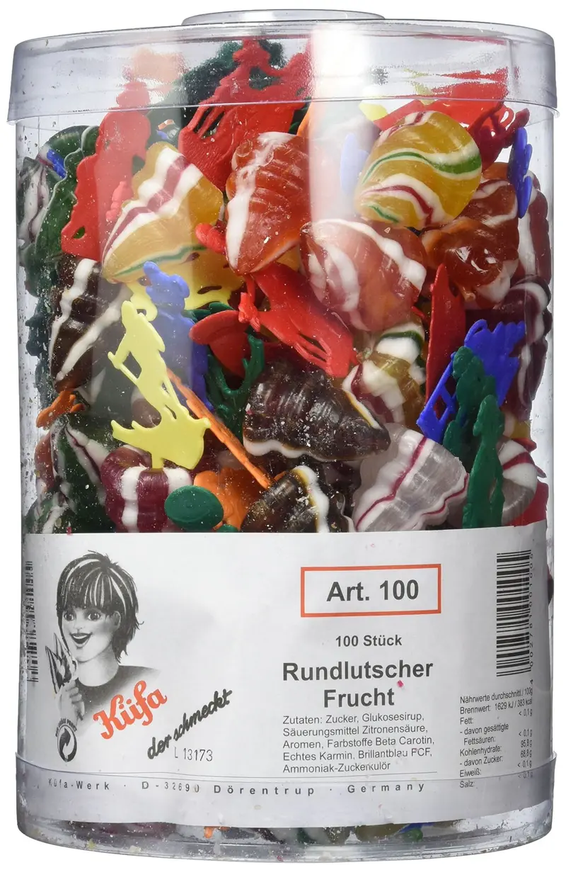 Küfa Rundlutscher Frucht 100 Stück