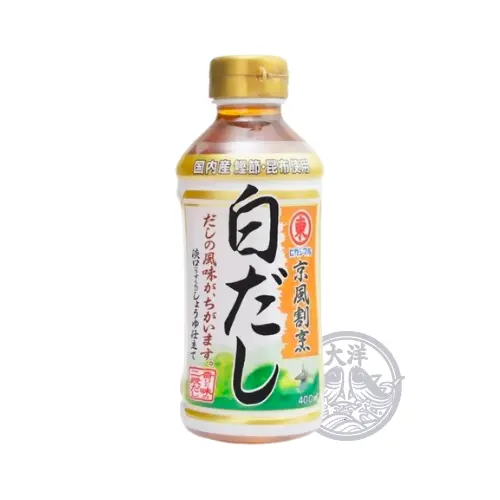 Kyo-Fu Kappo Shiro Dashi (Kyoto Style Bonito & Kombu Seaweed Broth with Light Soy Sauce)