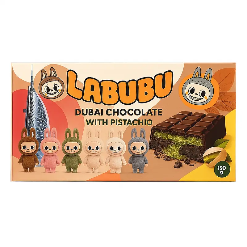 LABUBU - Dubai Schokolade mit Pistazie 150g