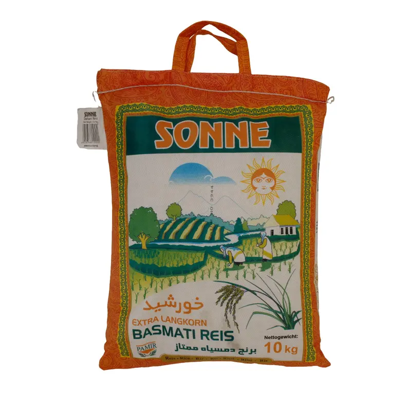 Langkornreis Sonne | Extra Basmati Reis | Duftend, für traditionelle Küche | 10 kg