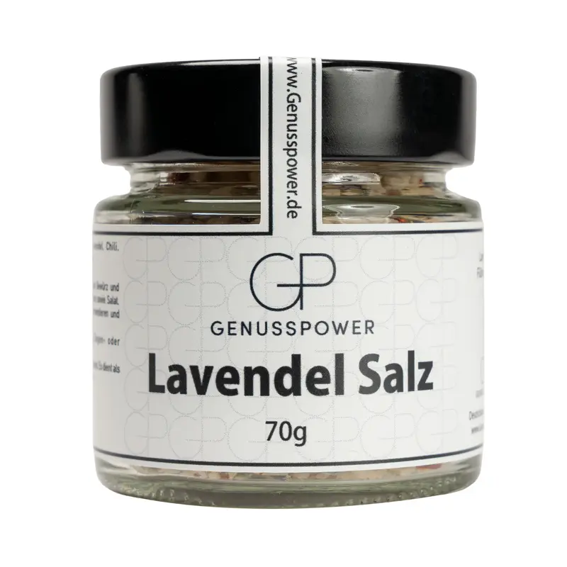 Lavendel Salz - Feines Salz mit aromatischen Lavendelblüten