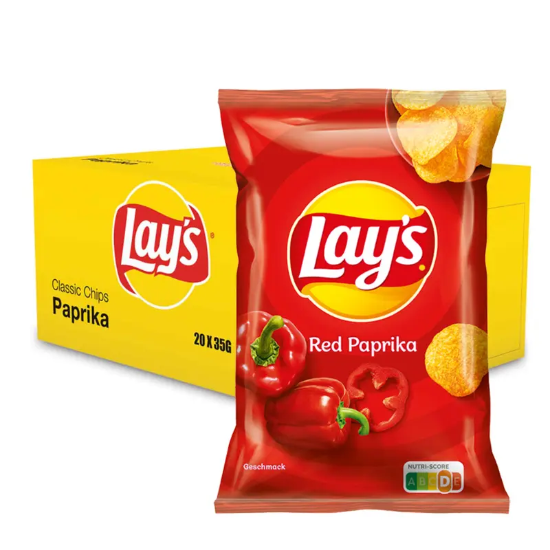 Lay's Red Paprika Chips 20 x 35g