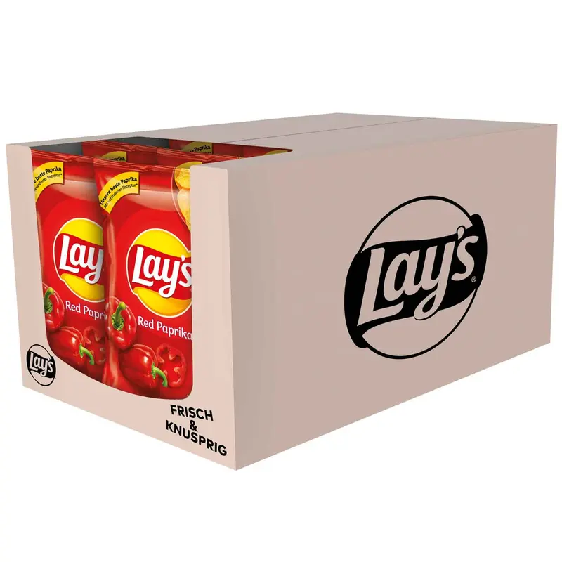 Lay's Red Paprika Chips 9 x 150g