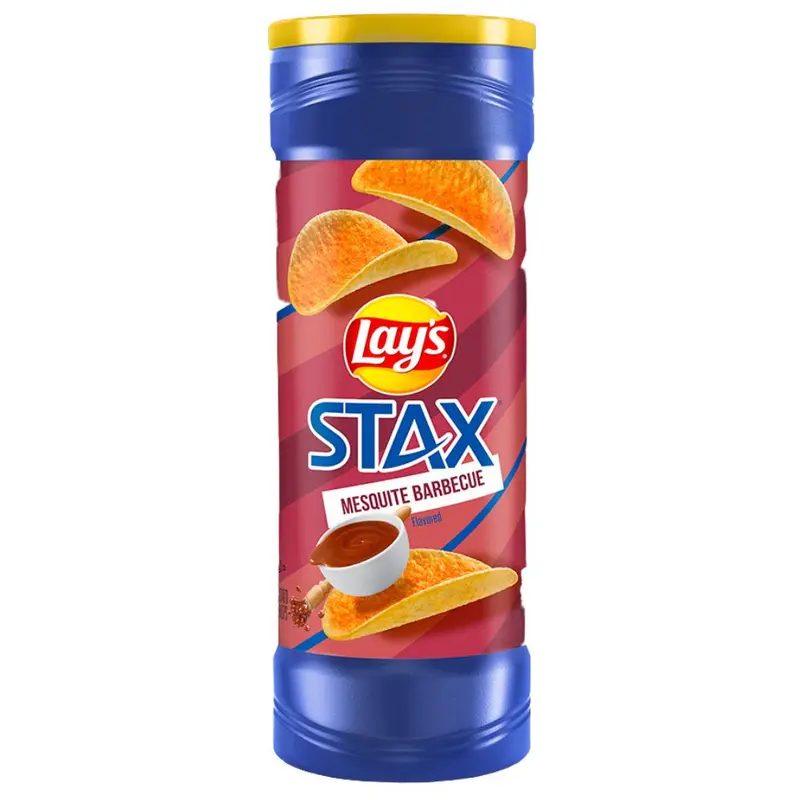 Lay's Stax Mesquite Barbecue, Barbecue-Chips 155,9g