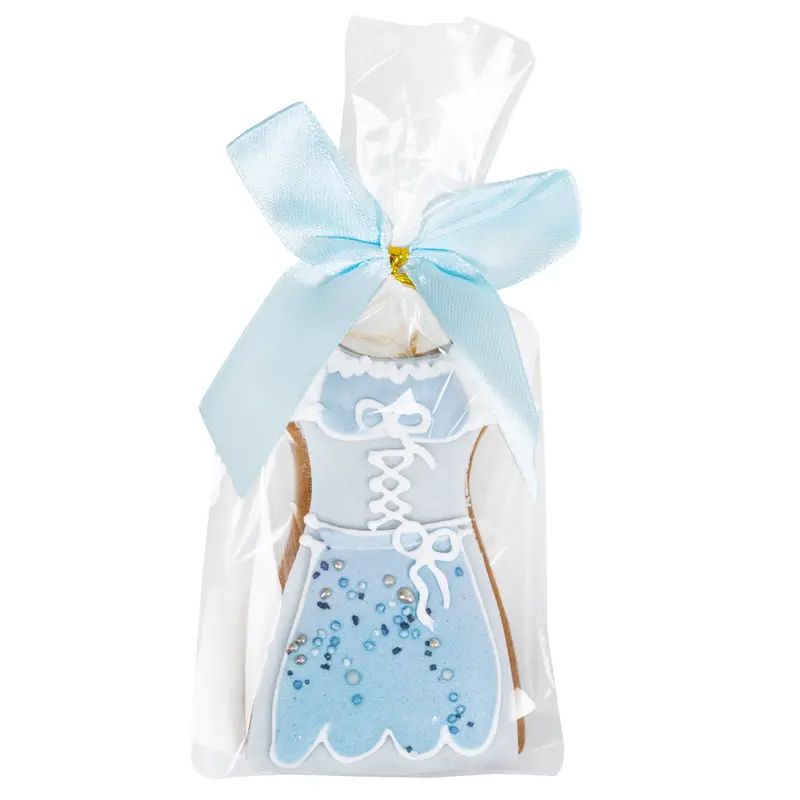Lebkuchen Keks Dirndl, blau