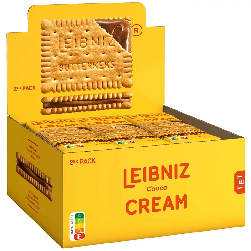 Leibniz Cream Choco Kekse 18 x 38g