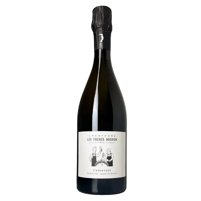 Les Frères Mignon L'Aventure Blanc de Blancs Premier Cru Extra Brut, Champagne, Frankreich
