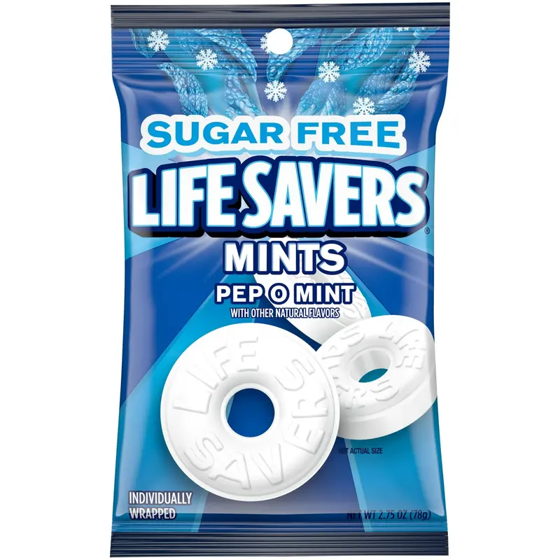 LifeSavers SUGAR FREE - Mints "Pep-o-Mint" (78 g)