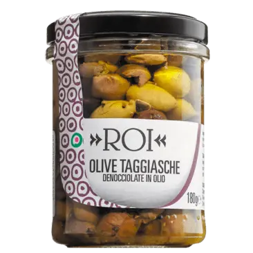 Ligurische Taggiasca Oliven ohne Stein