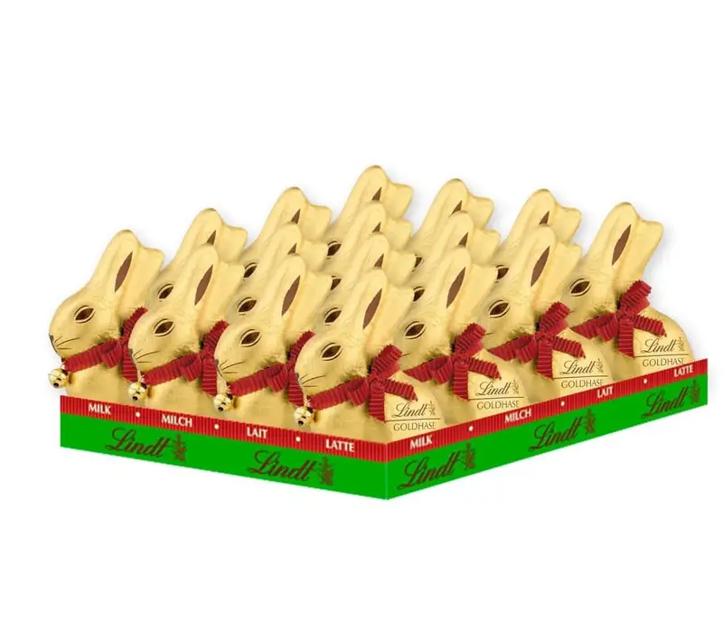 Lindt Schokolade GOLDHASE | 16 x 100 g