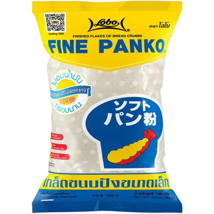 LOBO Brotkrumen Fein Panko 1KG Feines Panko Paniermehl aus Thailand
