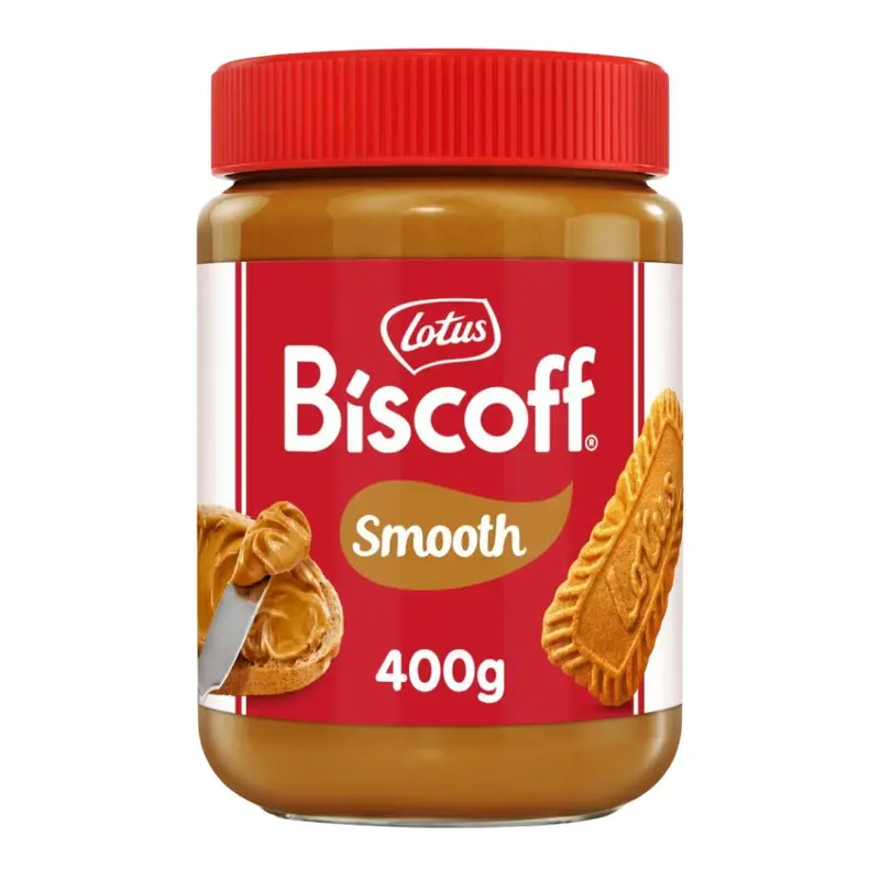 Lotus Biscoff Brotaufstrich Glatt, Glas mit Lotus-Zimt-Karamell-Creme 400g