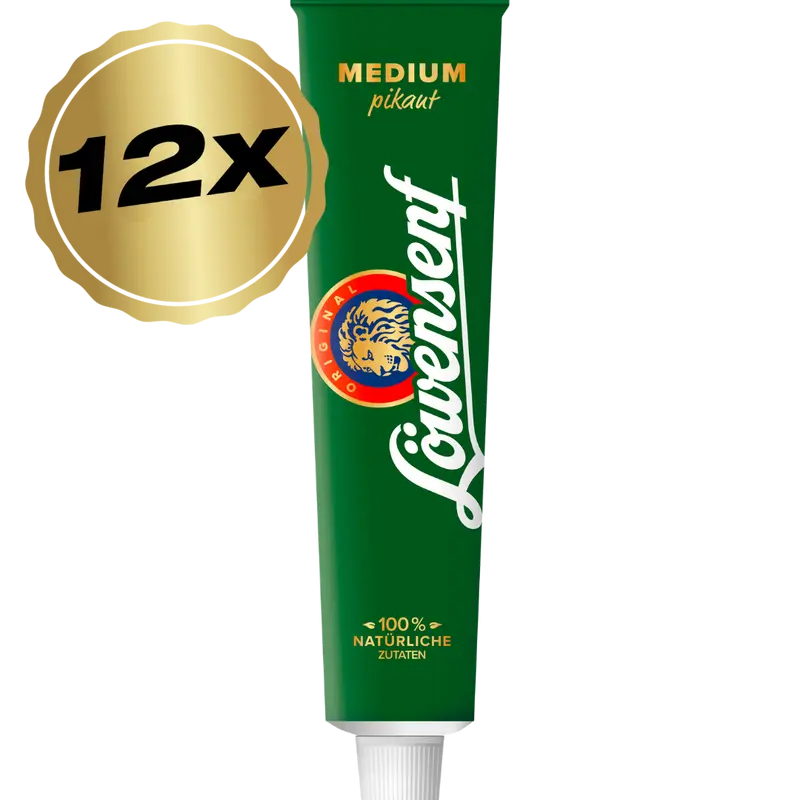 Löwensenf Medium Tube - 12x 200ml