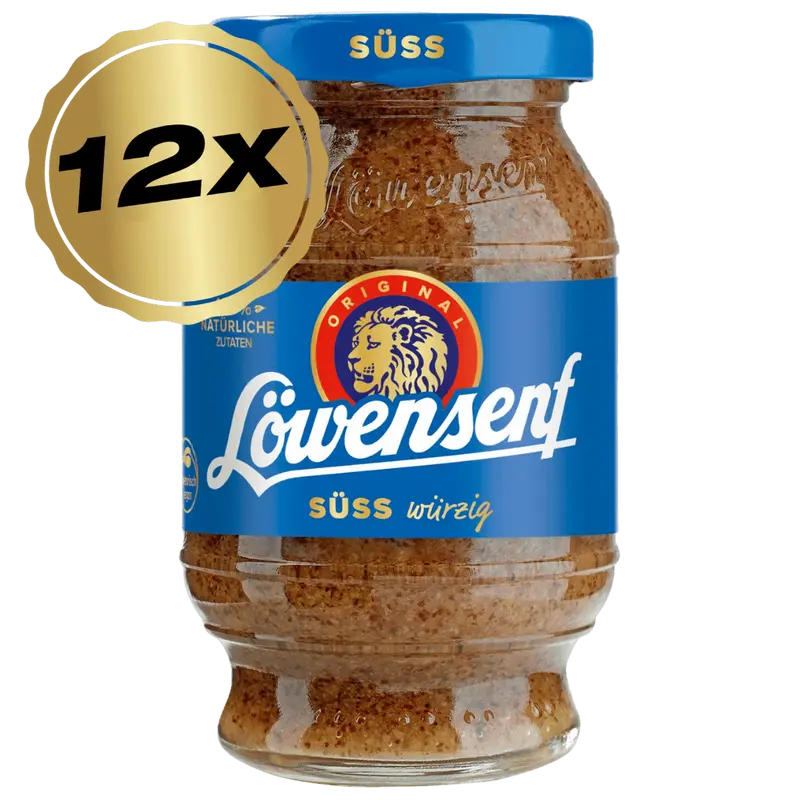Löwensenf Süß Tönnchen - 12x 250ml
