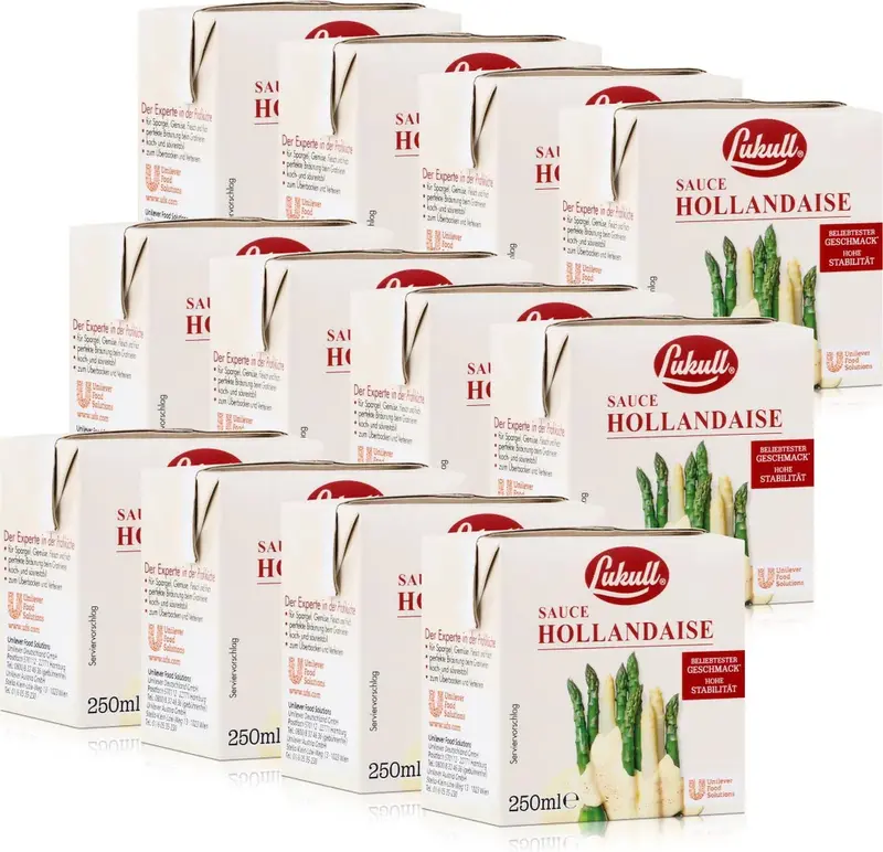 Lukull Sauce Hollandaise, 12x250 ml