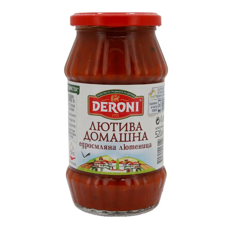 Lutenitsa Deroni | Scharfe | 100 % natürliche Zutaten | 520g