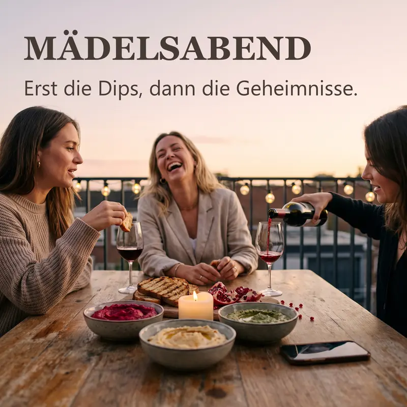 Mädelsabend – Dips, Bruschetta und Früchte fürs Snackbrett | 6 Sorten