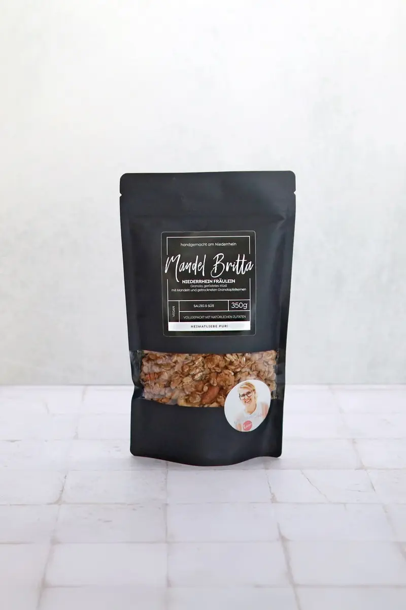 Mandel Britta, Nuss Granola, Niederrhein Fräulein Edition, vegan