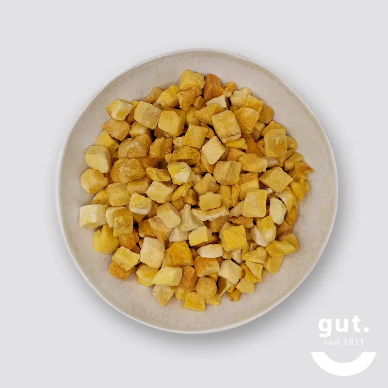 Mangostücke gefriergetrocknet