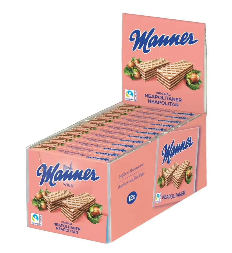 Manner Neapolitaner 12er Pack (12 x 75 g)