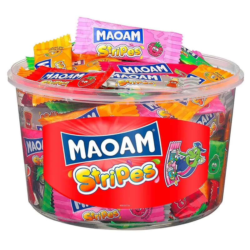 Maoam Mini Stripes Runddose 100 Stück