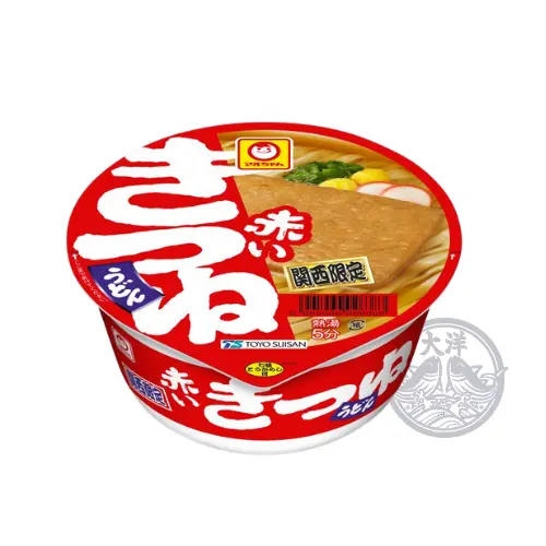 Maruchan Akai Kitsune Udon (Udon Cup Noodles with Deep-Fried Tofu)
